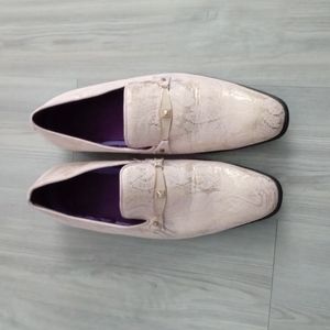 Men's dress shoes peach with front buckle size 13